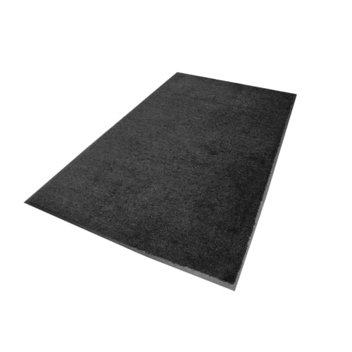 M+A Matting® ColorStar® 2x3 Carpeted (Wiper) Indoor Mat. Universal Cleated Backing, Charcoal